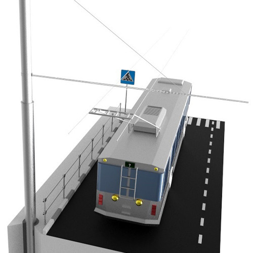 Опоры контактной сети трамваев и троллейбусов МКС